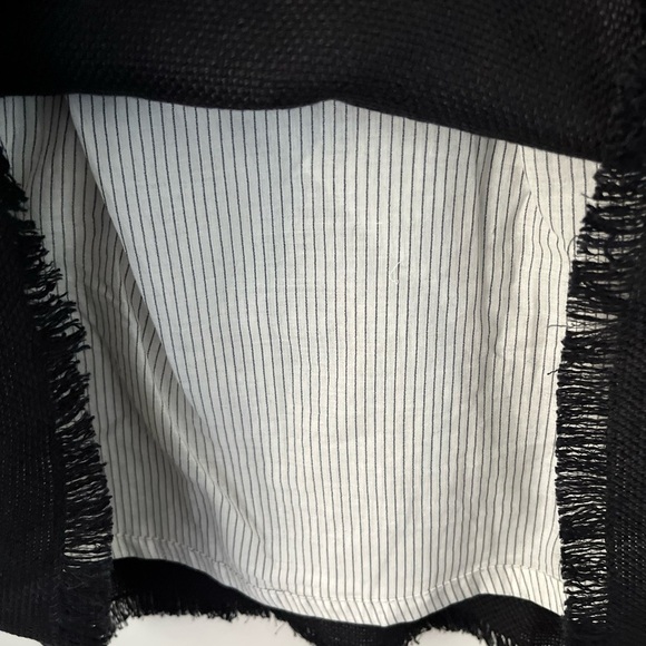 S’MaxMara Linen Fringe Detail Sleeveless Dress - Picture 5 of 7